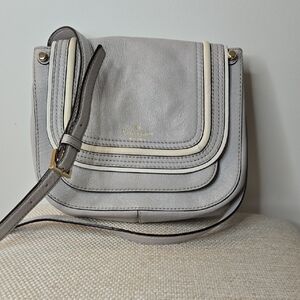 Kate Spade Light Gray Crossbody Bag